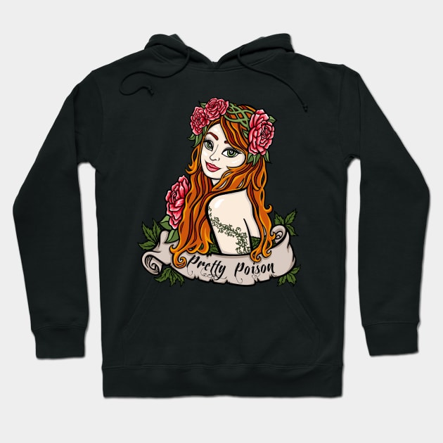 Pretty Poison Hoodie by OfficeInk